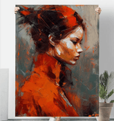 Close-up of the plush sherpa texture of the Classical Cadenzas Blanket.